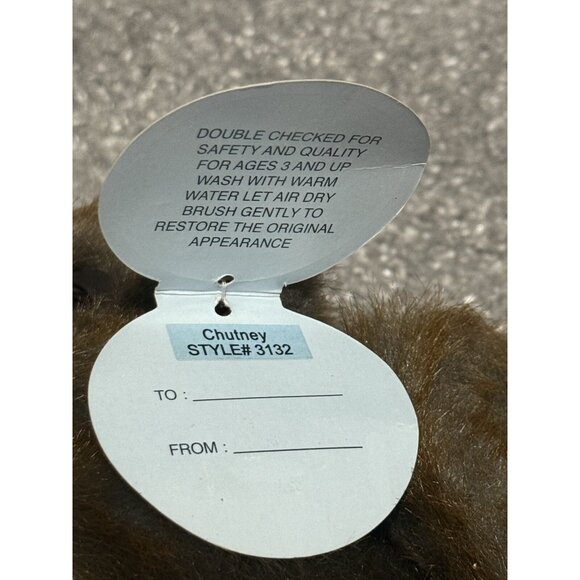 1988 Purr-Fection MJC Squirrel Stuffed Realistic Plush Vintage 10" With Tags - Picture 8 of 11